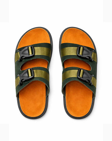 Men’s Nomad Strap Slides – Dark Green