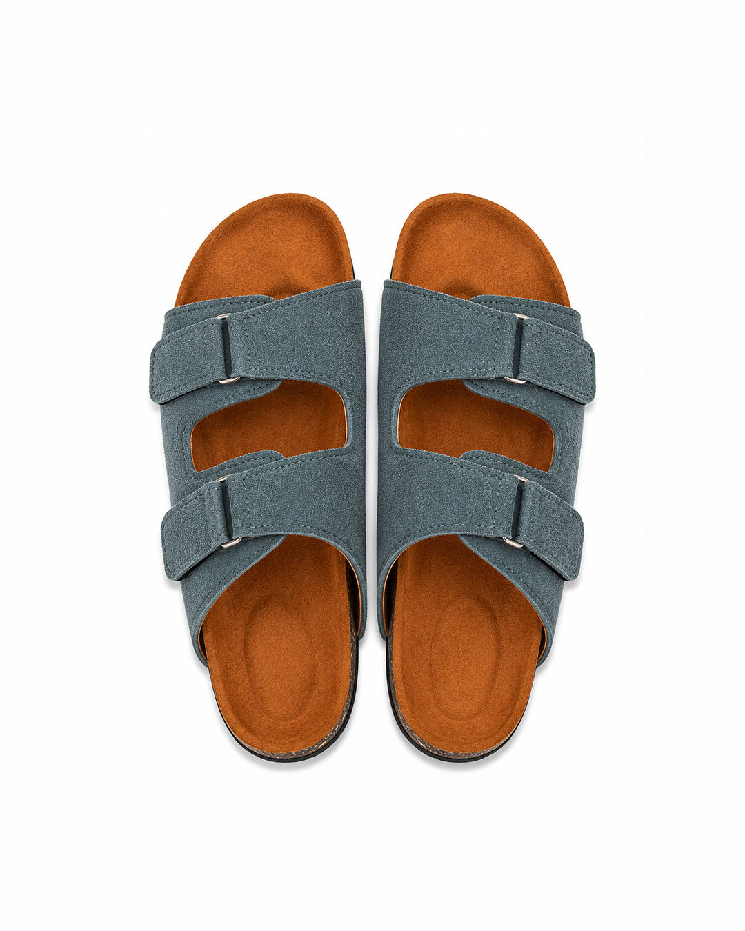Men’s Adjustable Double Buckle Slides – Indigo