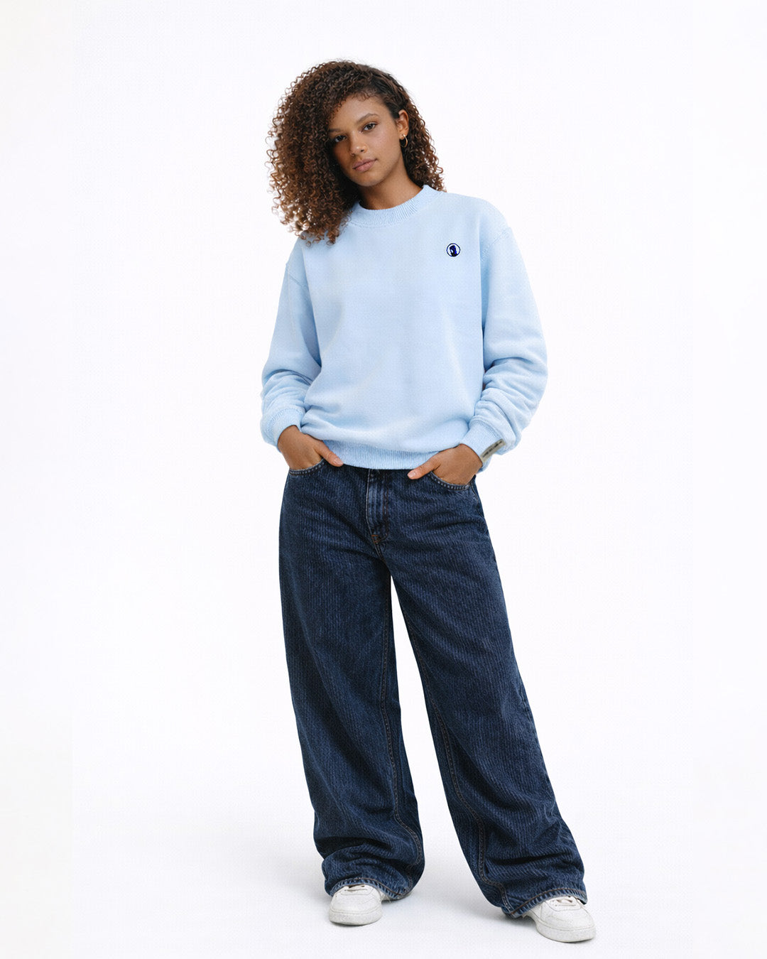 Baby Blue Crew Neck