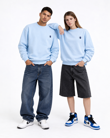 Baby Blue Crew Neck