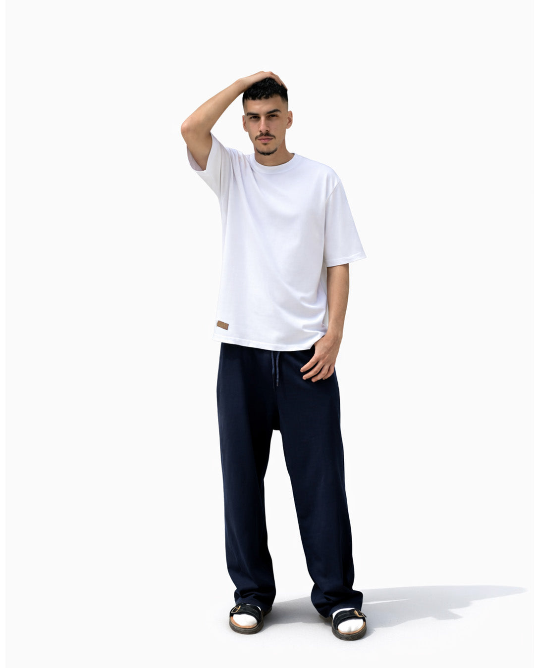 Basic Navy Sweatpants Unisex